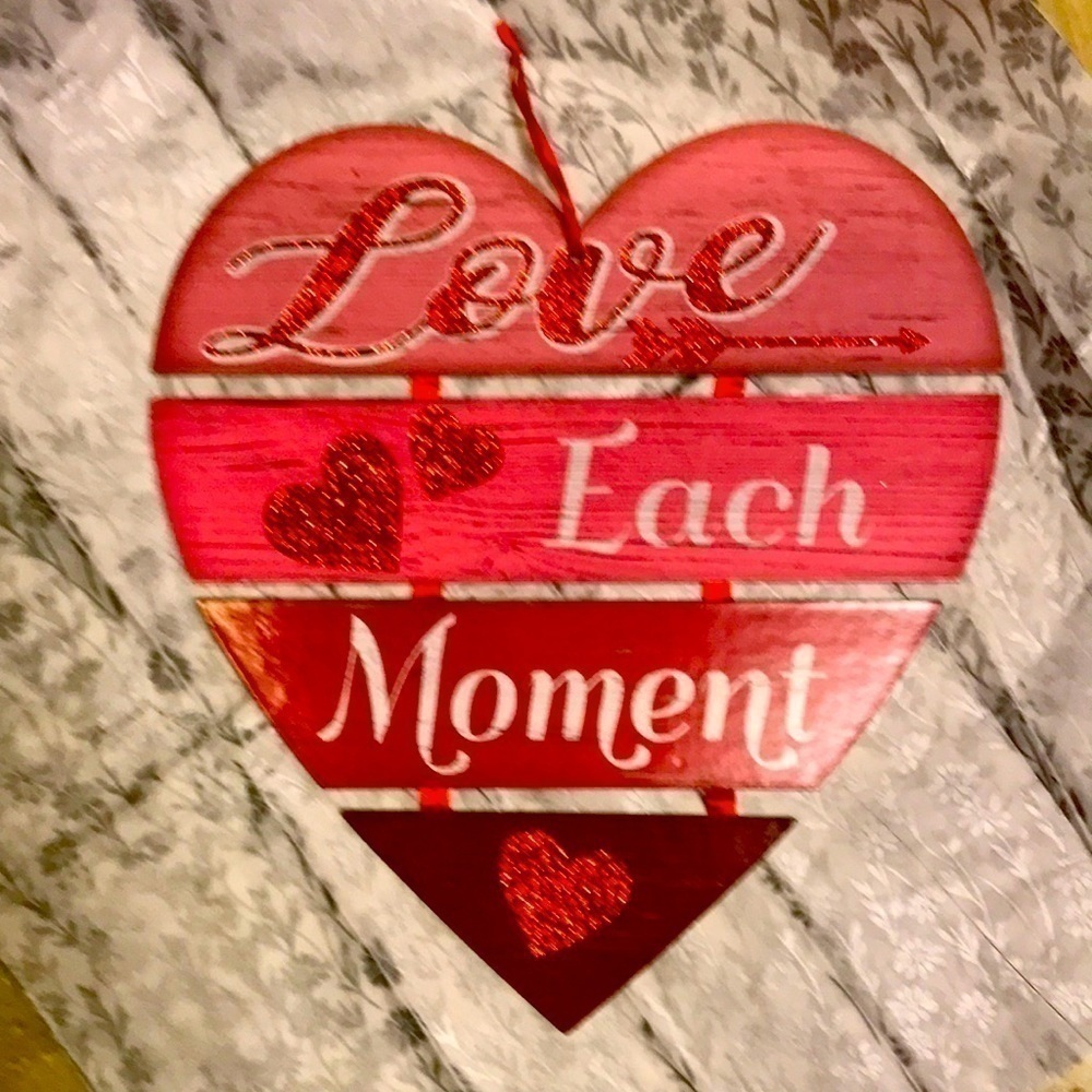 Valentine’s Day wooden heart ♥️